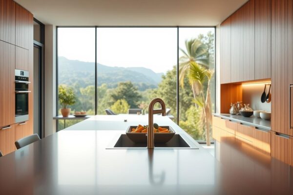 Cuisine moderne aluminium vs Bois