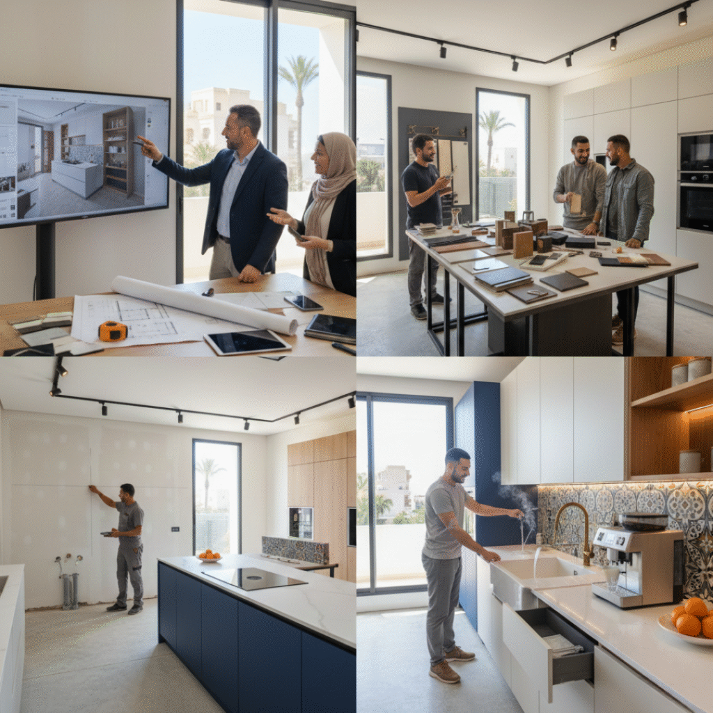 Linstallation cuisine Casablanca se deroule en plusieurs etapes cles 2